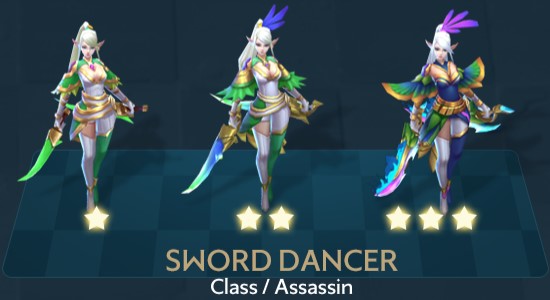 Sword Dancer, salah satu hero terkuat dari class Assassin