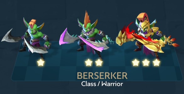 Berserker, warrior paling kuat di Chess Rush