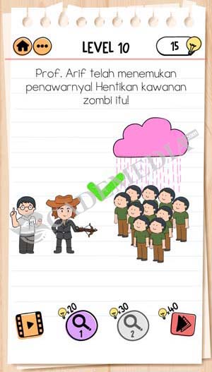 Jawaban Brain Test 2 Jojo Sang Pemburu Level 10