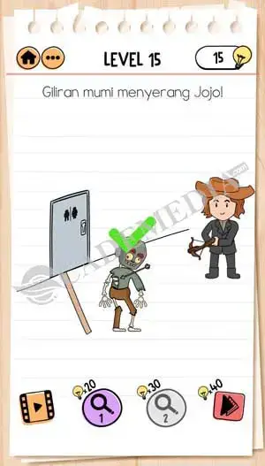 Kunci Jawaban Brain Test 2 Jojo Sang Pemburu Level 1 21 Cademedia