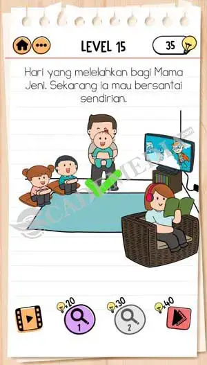 Kunci Jawaban Brain Test 2 Keluarga Budiman Level 1 20 Cademedia