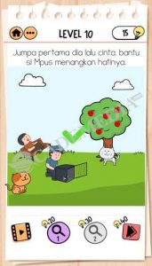 brain test 2 level 21 petualangan si mpus
