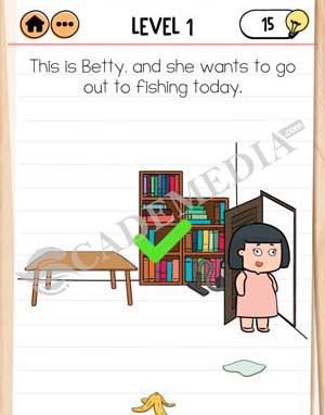 Jawaban Brain Test 2 Bad Luck Betty Level 1