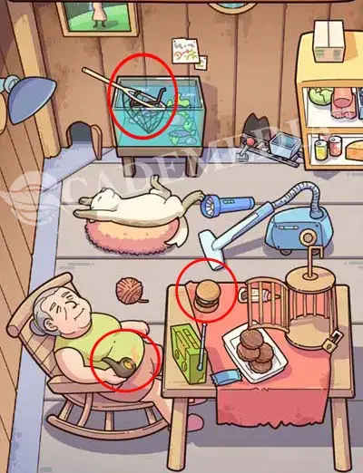 Kunci Jawaban Find Out Cat and Mouse : Kacamata, Hamburger, Cangklong