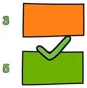 Klik gambar warna jingga 3x, kemudian dengan cepat klik gambar warna hijau 5x! (Brain Out Level 54)