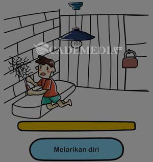 Aduh, dikurung lagi (Brain Out Melarikan Diri dari Ruang Rahasia Level 10)