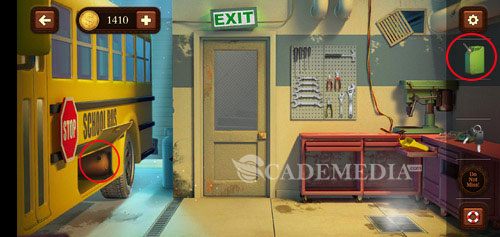 Kunci Jawaban 100 Doors Game Escape from School Level 16 mengisi bensin