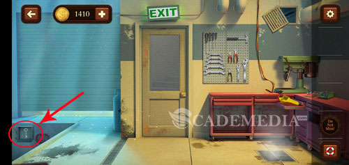 Kunci Jawaban 100 Doors Game Escape from School Level 16 kunci pintu di bawah bus