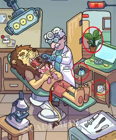 Kunci Jawaban Find Out Dokter Gigi (Dentist) : Botol, Cangkir, dan Pot tanaman