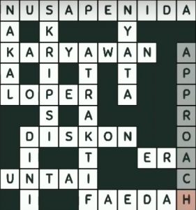 Kunci Jawaban TTS Pintar Level 101, 102, 103, 104, 105, 106, 107, 108