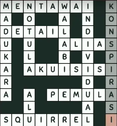 Kunci Jawaban TTS Pintar Level 103