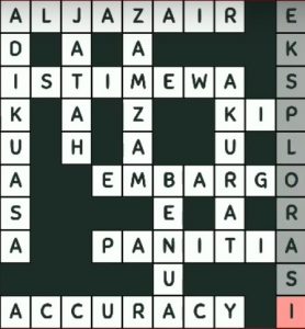 Kunci Jawaban TTS Pintar Level 121, 122, 123, 124, 125, 126, 127, 128