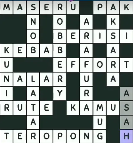 Kunci Jawaban TTS Pintar