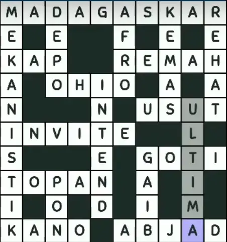 Kunci Jawaban TTS Pintar Level