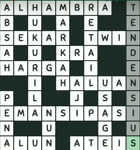Kunci Jawaban TTS Pintar