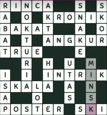 Kunci Jawaban TTS Pintar