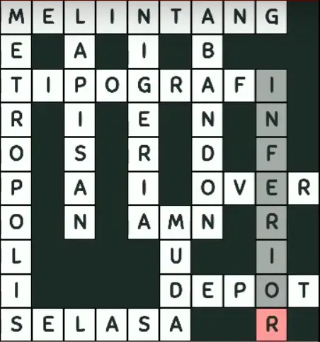 Kunci Jawaban TTS Pintar Level 282