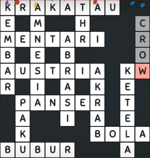 Kunci Jawaban TTS Pintar level 31