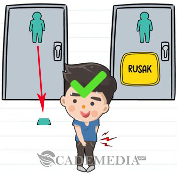 Kebelet pipis tapi WC rusak? TOLONG dong! (Brain Test Level 59)