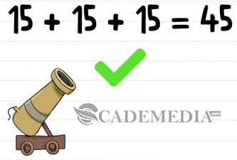 Coba betulkan persamaan ini (Brain Test Level 60)