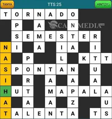 Jawaban tts asli level 22