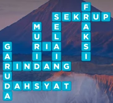 Kunci Jawaban Teka Teki  (TTS) Santai Gunung Bromo Level 21