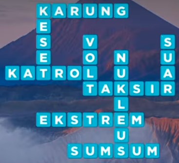 Kunci Jawaban Teka Teki  (TTS) Santai Gunung Bromo Level 48