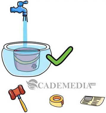 Penuhi ember dengan air (Brain Out Level 101)