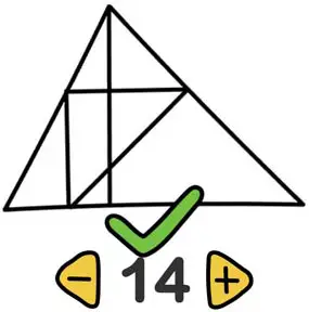 Ada berapa banyak segitiga? (Brain Out Level 172)