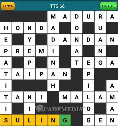 Kunci Jawaban TTS Asli