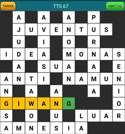 Kunci Jawaban TTS Asli
