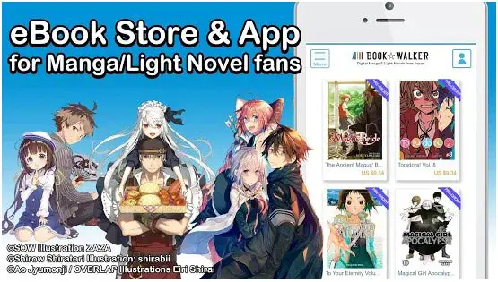 Aplikasi Baca Manga Terbaik Bookwalker