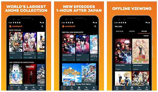 Aplikasi Baca Manga Terbaik Crunchyroll