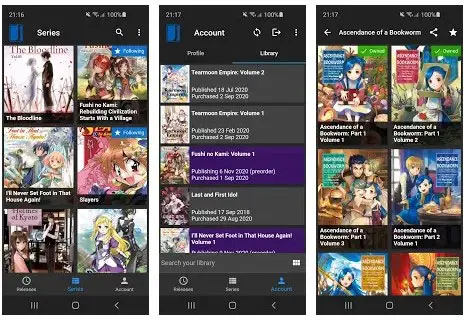 Aplikasi Baca Manga Terbaik J-Novel Club