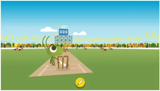Game Google Doodle Populer Cricket