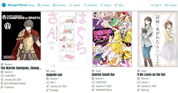 Situs Baca Manga Terbaik Manga Planet