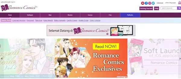 Situs Baca Manga Terbaik Romance Comics