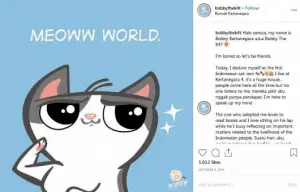 Akun IG Bobby The Cat (bobythek4t), Kucing Milik Prabowo