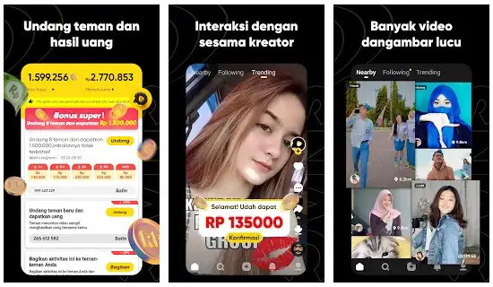 Mendapatkan Koin di SnackVideo