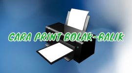 Cara Print Bolak-balik