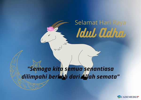 Kartu Ucapan Selamat Hari Raya Idul Adha1442 Hijriyah (2021) Singkat