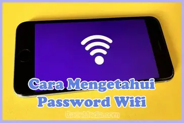 cara melihat password wifi yang sudah terhubung