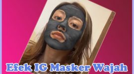 Efek Filter IG Masker Wajah Hitam