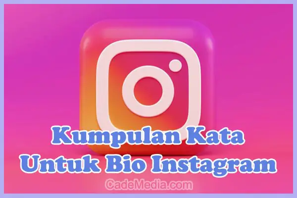Kumpulan Contoh Kata-kata Bio Instagram Lucu, Keren, Bijak, Islami, Bahasa Indonesia & Inggris 