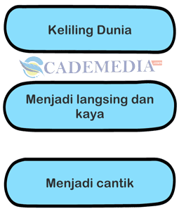 Akan mengabulkan keinginanmu, kamu ingin yang mana yang dikabulkan? (Brain Out Level 113)