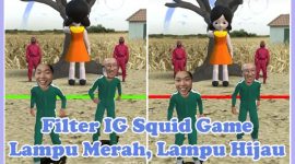 Filter IG Lampu Merah Lampu Hijau dari Film Squid Game