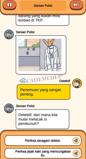 Chat percakapan sersan polisi dan detektif bagian kelima