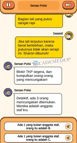 Chat Percakapan Sersan Polisi dan Detektif bagian ketiga