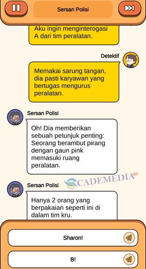 Chat Percakapan Sersan Polisi dan Detektif bagian kelima