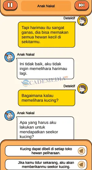 Chat percakapan anak nakal dan detektif bagian kedua